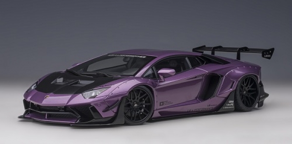 79242 Liberty Walk LB-Works Lamborghini Aventador Limited Edition (Viola SE30) 1:18